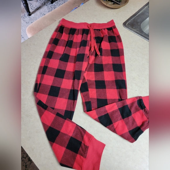 🛒🛍️💥Gently used women size medium aeropostle buffalo plaid sleep joggers - Picture 4 of 5